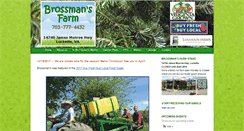 Desktop Screenshot of brossmansfarm.com
